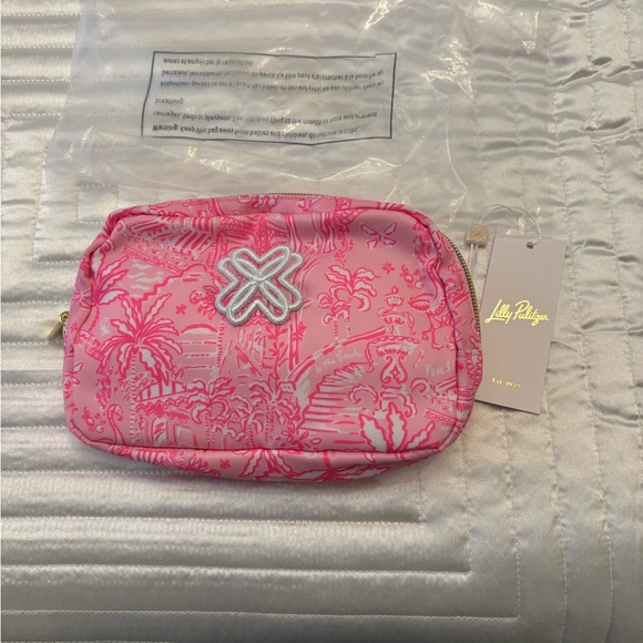 Pink Patterned belt bag - Picture 2 of 5